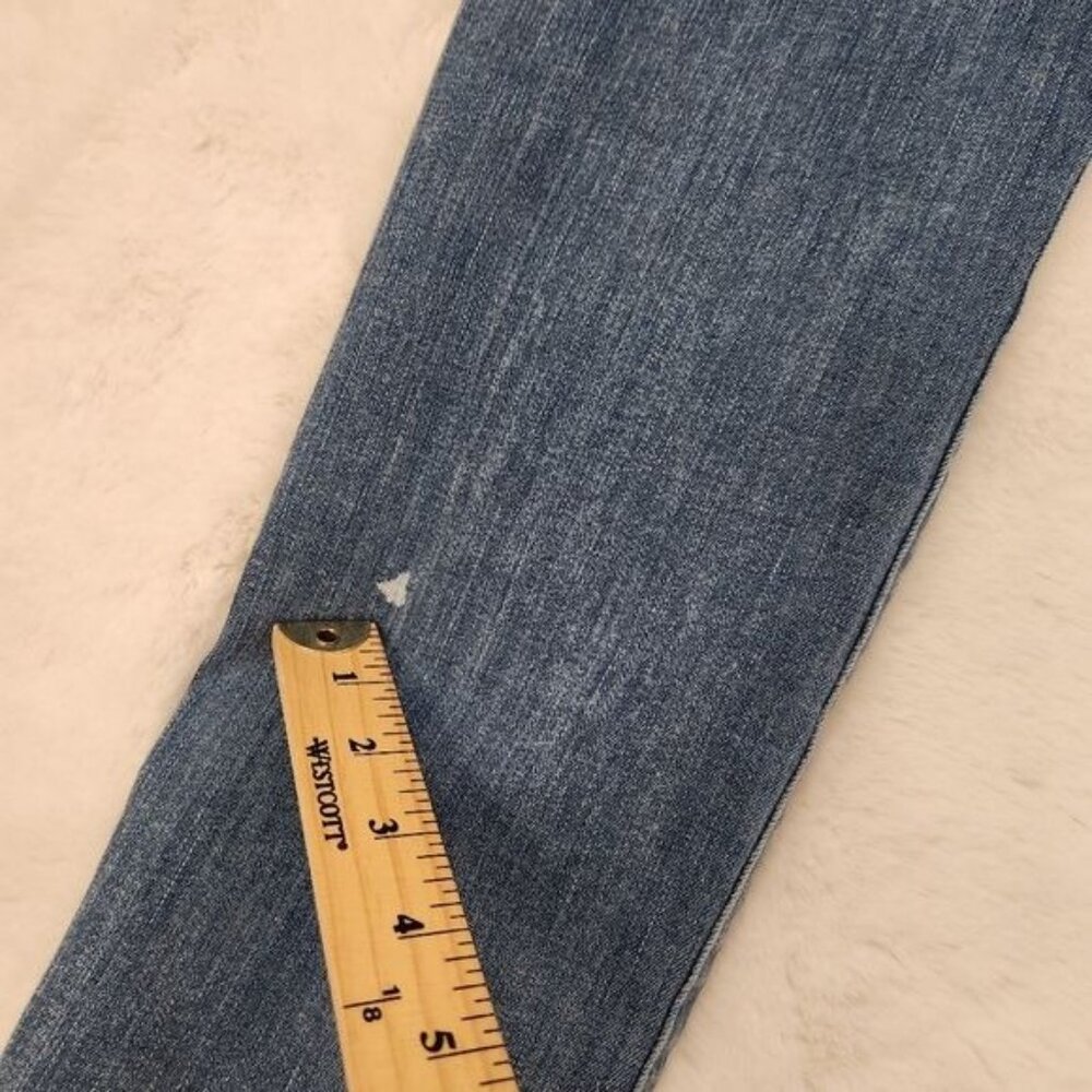 7 for all mankind josefina skinny boyfriend blue jeans size 27 - Picture 13 of 16